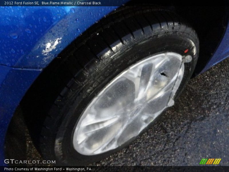 Blue Flame Metallic / Charcoal Black 2012 Ford Fusion SE