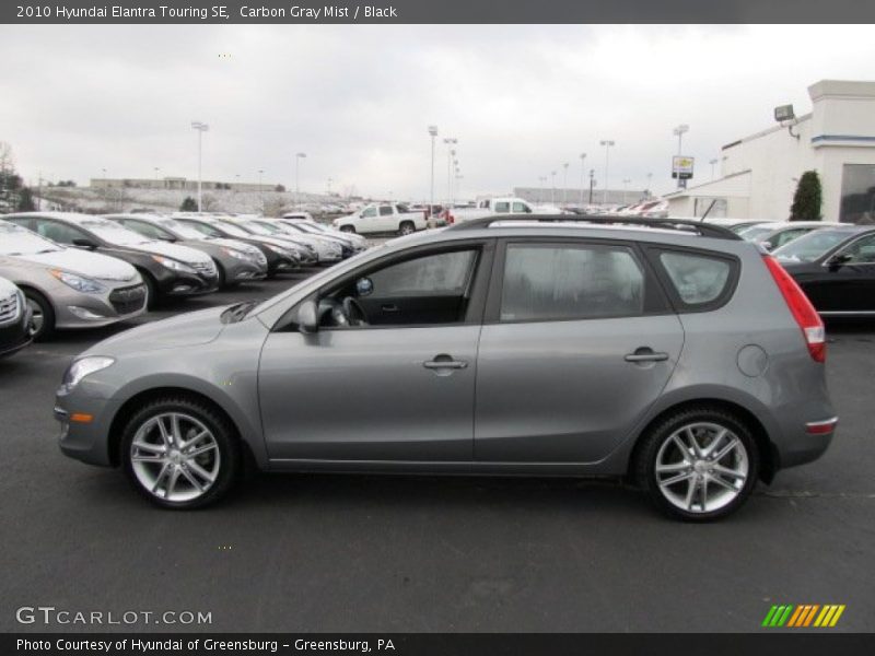 Carbon Gray Mist / Black 2010 Hyundai Elantra Touring SE