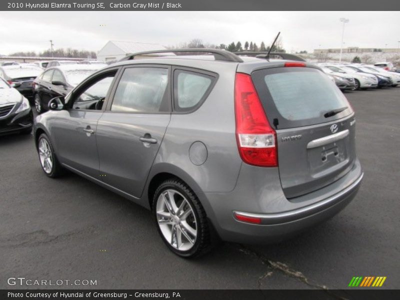 Carbon Gray Mist / Black 2010 Hyundai Elantra Touring SE