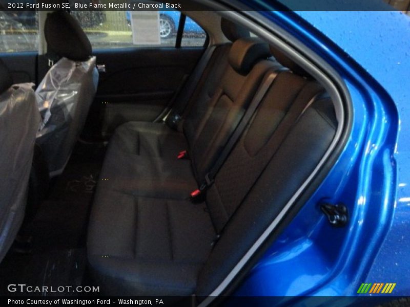 Blue Flame Metallic / Charcoal Black 2012 Ford Fusion SE
