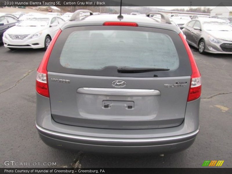 Carbon Gray Mist / Black 2010 Hyundai Elantra Touring SE
