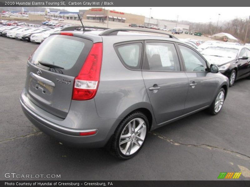 Carbon Gray Mist / Black 2010 Hyundai Elantra Touring SE