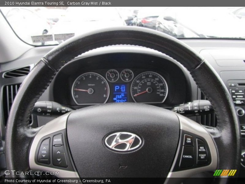 Carbon Gray Mist / Black 2010 Hyundai Elantra Touring SE