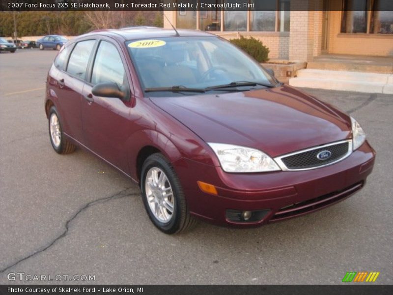 Dark Toreador Red Metallic / Charcoal/Light Flint 2007 Ford Focus ZX5 SE Hatchback