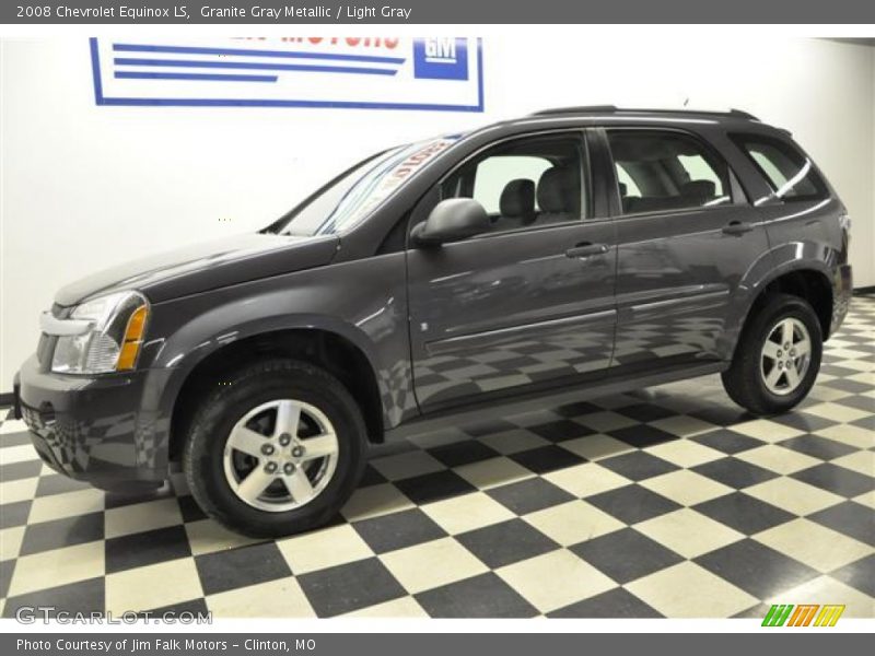 Granite Gray Metallic / Light Gray 2008 Chevrolet Equinox LS