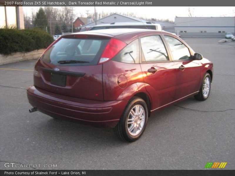 Dark Toreador Red Metallic / Charcoal/Light Flint 2007 Ford Focus ZX5 SE Hatchback