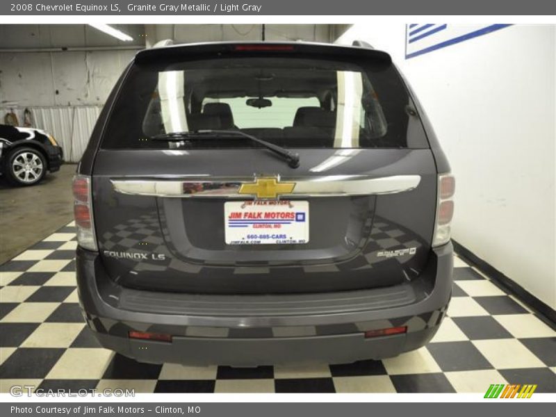 Granite Gray Metallic / Light Gray 2008 Chevrolet Equinox LS