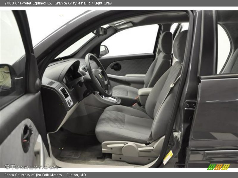 Granite Gray Metallic / Light Gray 2008 Chevrolet Equinox LS