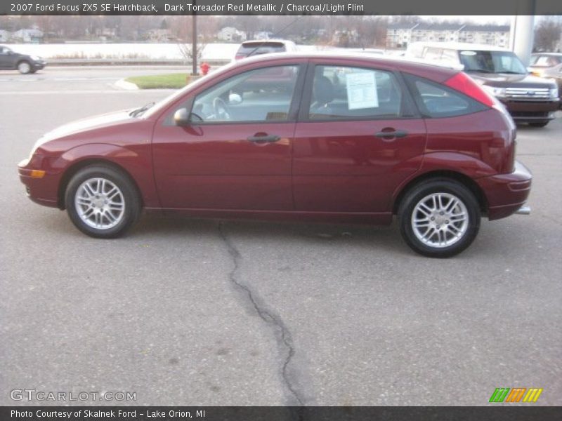 Dark Toreador Red Metallic / Charcoal/Light Flint 2007 Ford Focus ZX5 SE Hatchback
