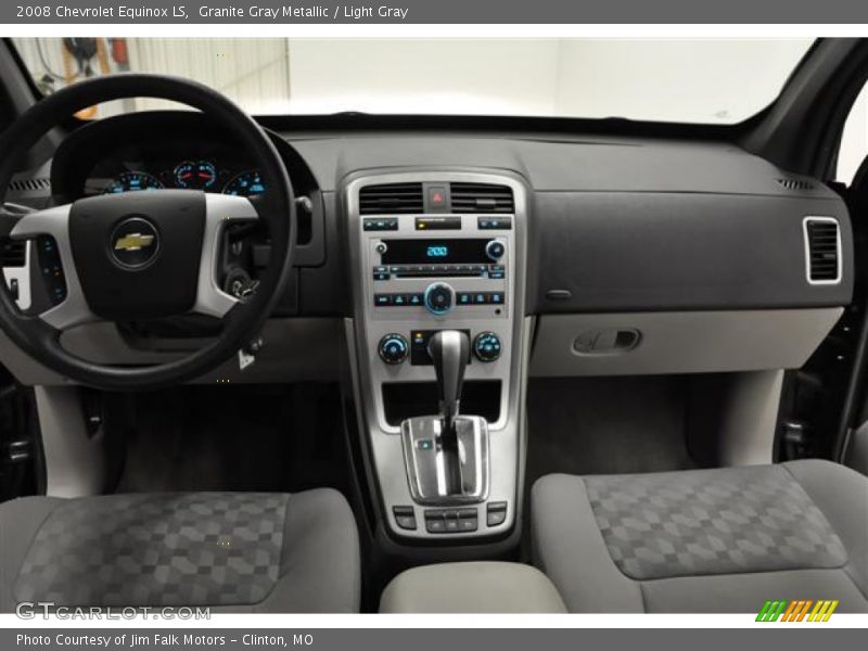 Granite Gray Metallic / Light Gray 2008 Chevrolet Equinox LS