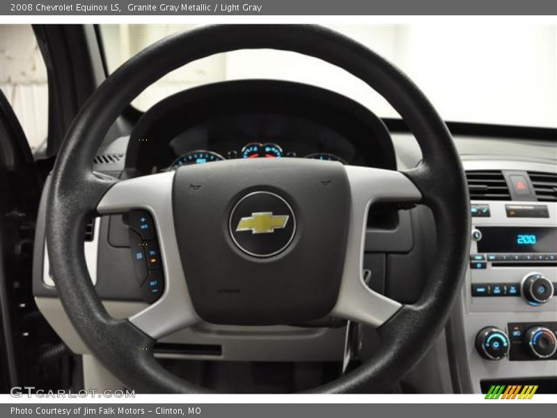Granite Gray Metallic / Light Gray 2008 Chevrolet Equinox LS