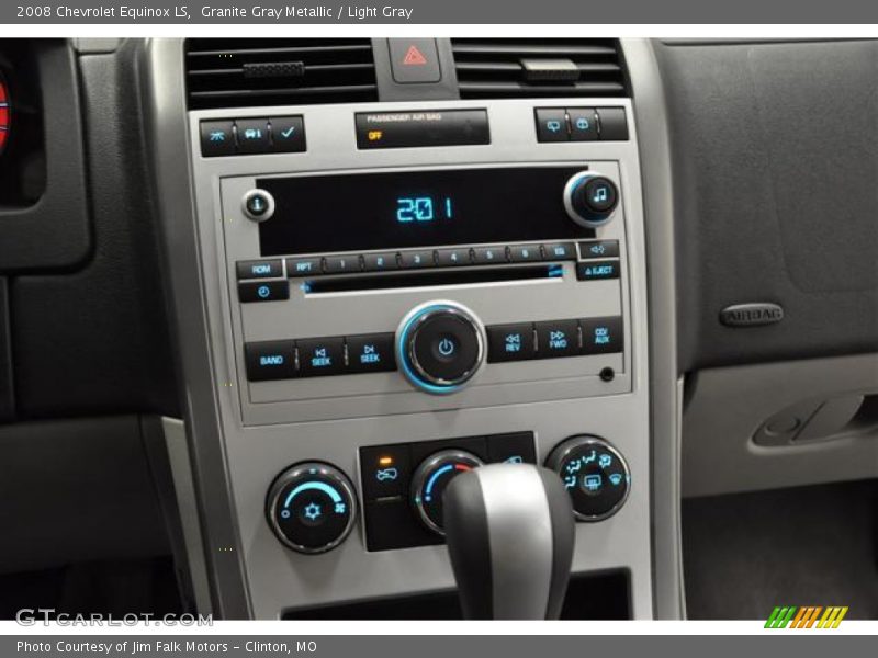 Granite Gray Metallic / Light Gray 2008 Chevrolet Equinox LS
