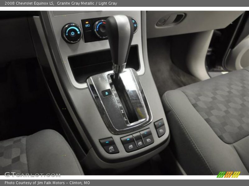 Granite Gray Metallic / Light Gray 2008 Chevrolet Equinox LS