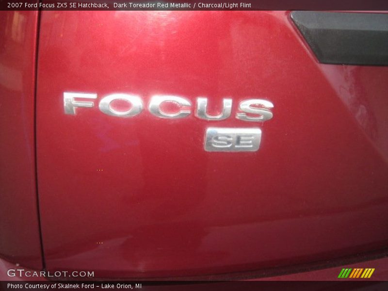 Dark Toreador Red Metallic / Charcoal/Light Flint 2007 Ford Focus ZX5 SE Hatchback