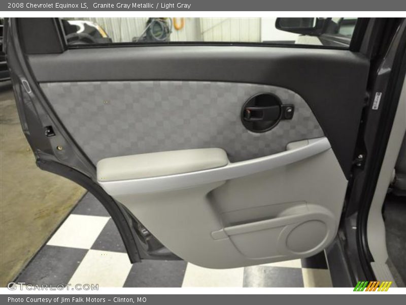 Granite Gray Metallic / Light Gray 2008 Chevrolet Equinox LS
