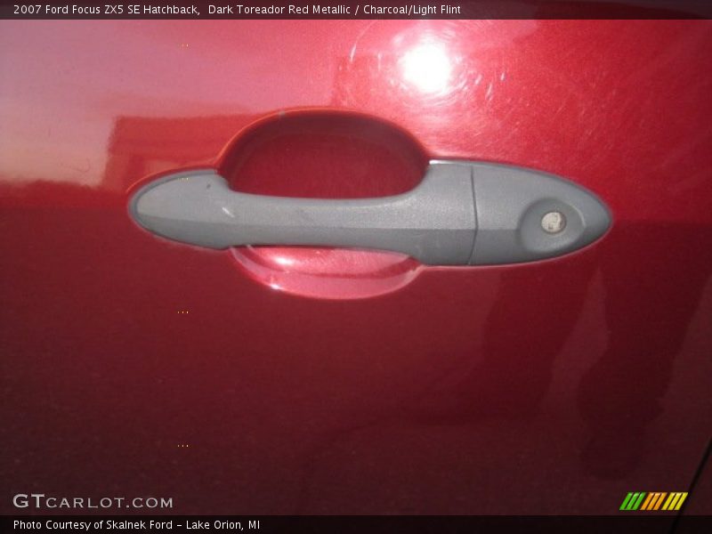 Dark Toreador Red Metallic / Charcoal/Light Flint 2007 Ford Focus ZX5 SE Hatchback