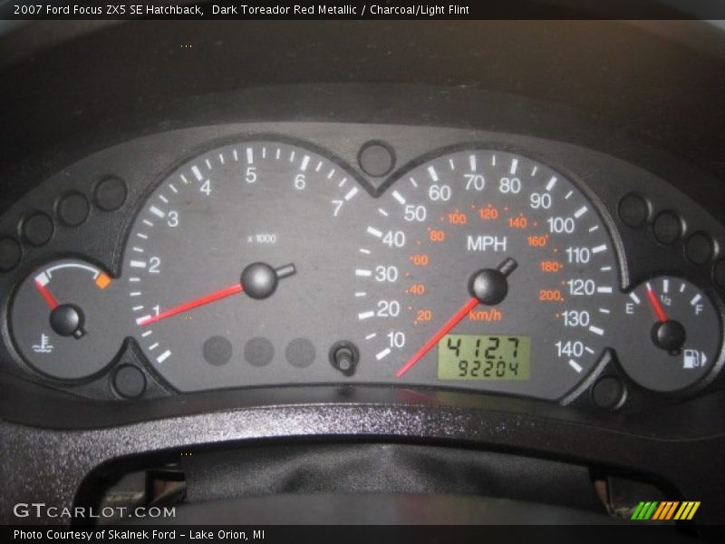 Dark Toreador Red Metallic / Charcoal/Light Flint 2007 Ford Focus ZX5 SE Hatchback