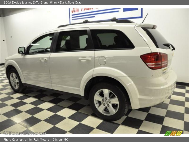 Stone White / Dark Slate Gray 2009 Dodge Journey SXT