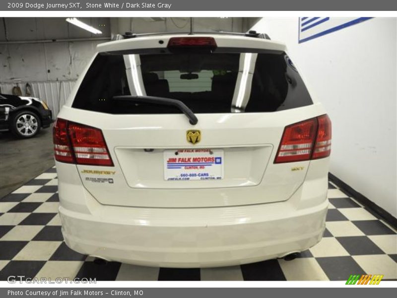 Stone White / Dark Slate Gray 2009 Dodge Journey SXT