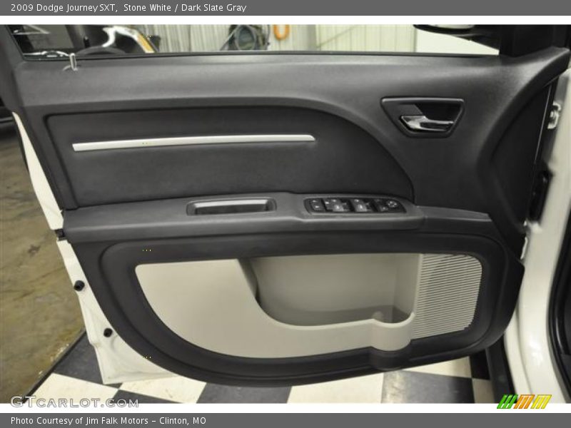 Stone White / Dark Slate Gray 2009 Dodge Journey SXT