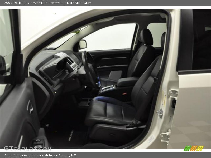 Stone White / Dark Slate Gray 2009 Dodge Journey SXT