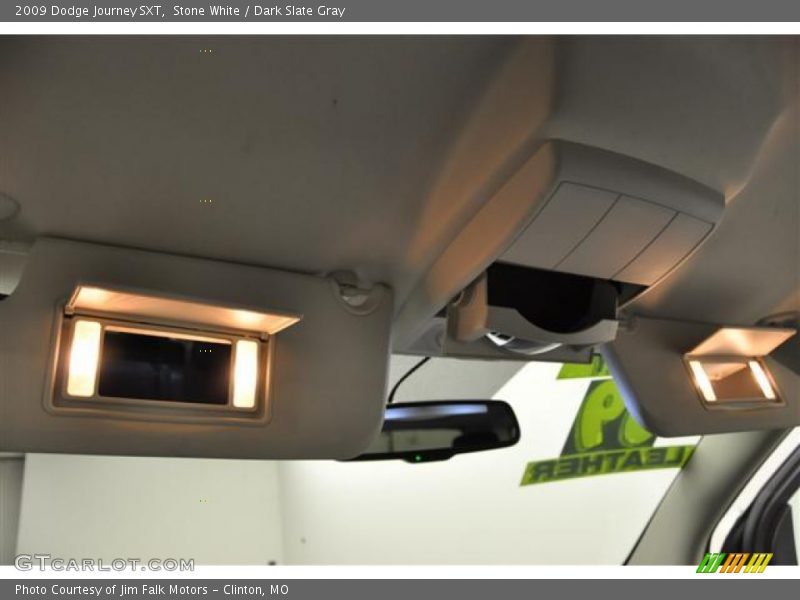 Stone White / Dark Slate Gray 2009 Dodge Journey SXT