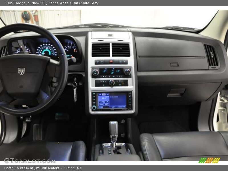 Stone White / Dark Slate Gray 2009 Dodge Journey SXT