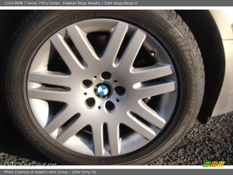 Kalahari Beige Metallic / Dark Beige/Beige III 2004 BMW 7 Series 745Li Sedan