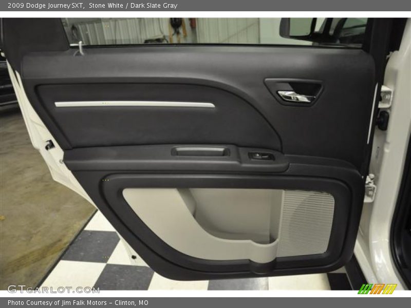 Stone White / Dark Slate Gray 2009 Dodge Journey SXT