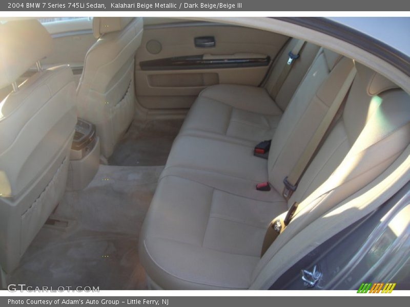 Kalahari Beige Metallic / Dark Beige/Beige III 2004 BMW 7 Series 745Li Sedan