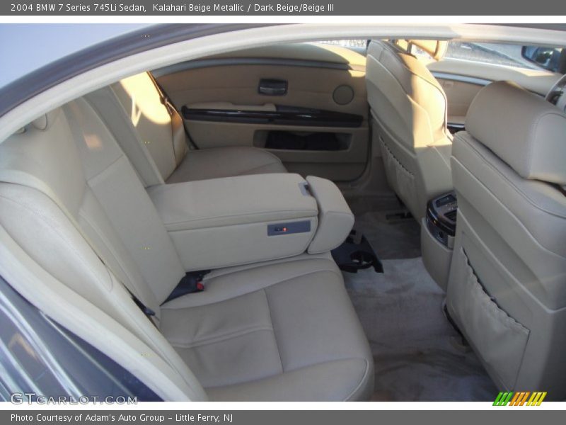 Kalahari Beige Metallic / Dark Beige/Beige III 2004 BMW 7 Series 745Li Sedan