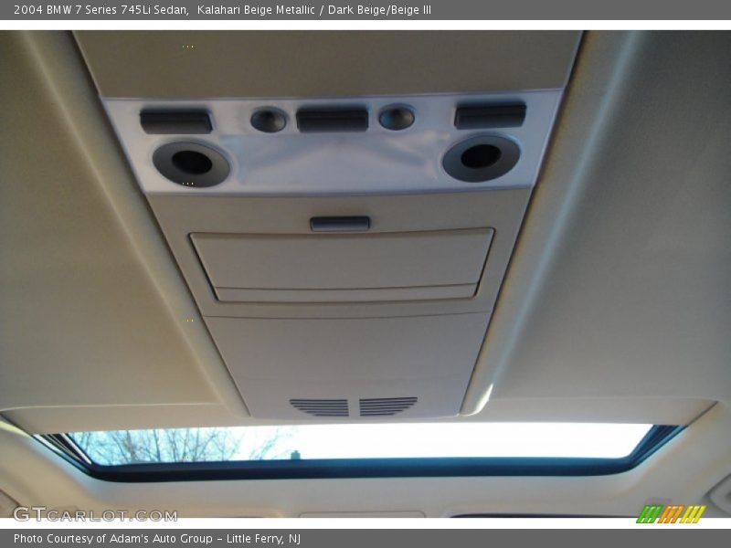 Kalahari Beige Metallic / Dark Beige/Beige III 2004 BMW 7 Series 745Li Sedan