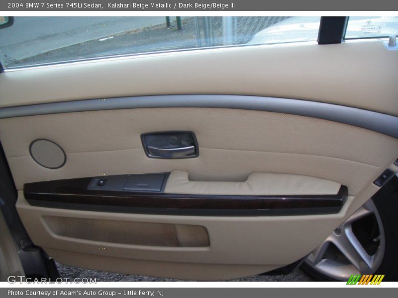 Kalahari Beige Metallic / Dark Beige/Beige III 2004 BMW 7 Series 745Li Sedan