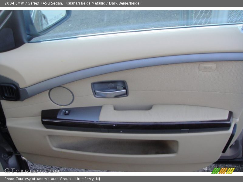 Kalahari Beige Metallic / Dark Beige/Beige III 2004 BMW 7 Series 745Li Sedan