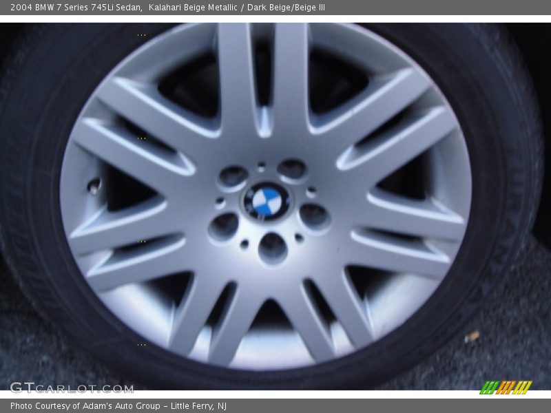 Kalahari Beige Metallic / Dark Beige/Beige III 2004 BMW 7 Series 745Li Sedan