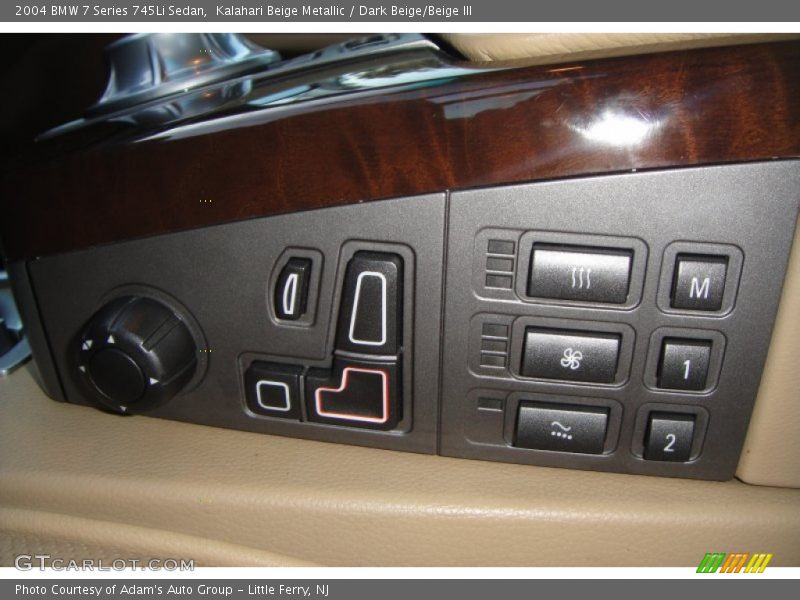 Kalahari Beige Metallic / Dark Beige/Beige III 2004 BMW 7 Series 745Li Sedan