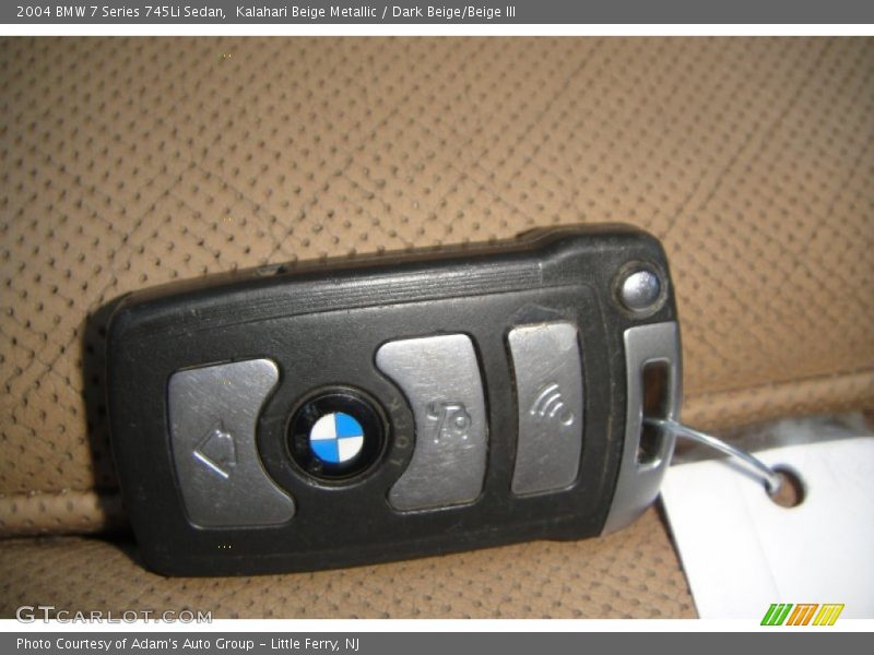 Kalahari Beige Metallic / Dark Beige/Beige III 2004 BMW 7 Series 745Li Sedan