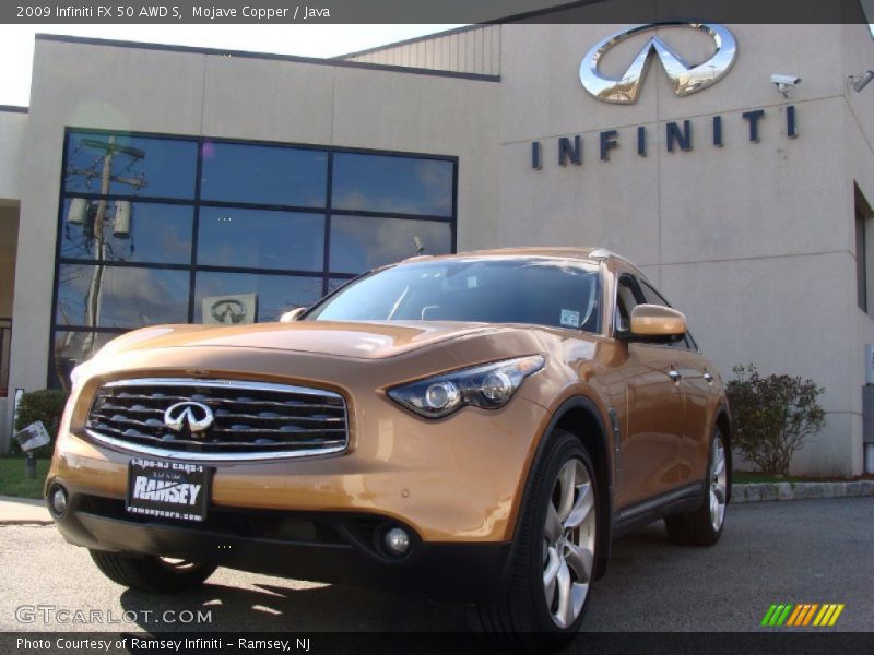 Mojave Copper / Java 2009 Infiniti FX 50 AWD S
