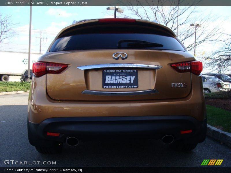 Mojave Copper / Java 2009 Infiniti FX 50 AWD S