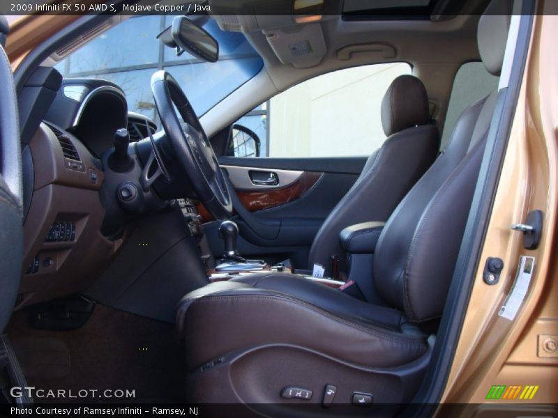  2009 FX 50 AWD S Java Interior