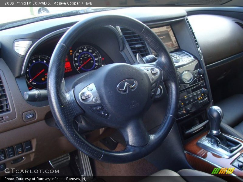 Dashboard of 2009 FX 50 AWD S