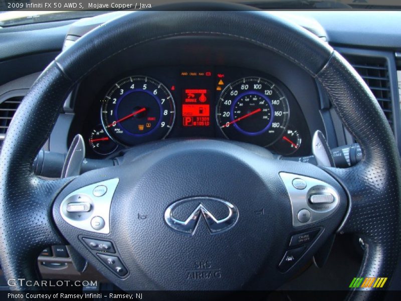 Mojave Copper / Java 2009 Infiniti FX 50 AWD S
