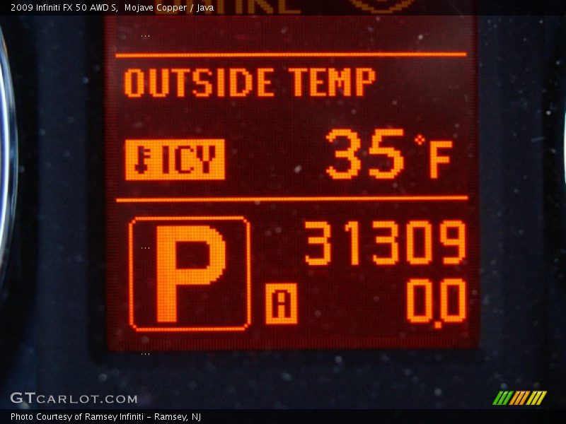 Mojave Copper / Java 2009 Infiniti FX 50 AWD S