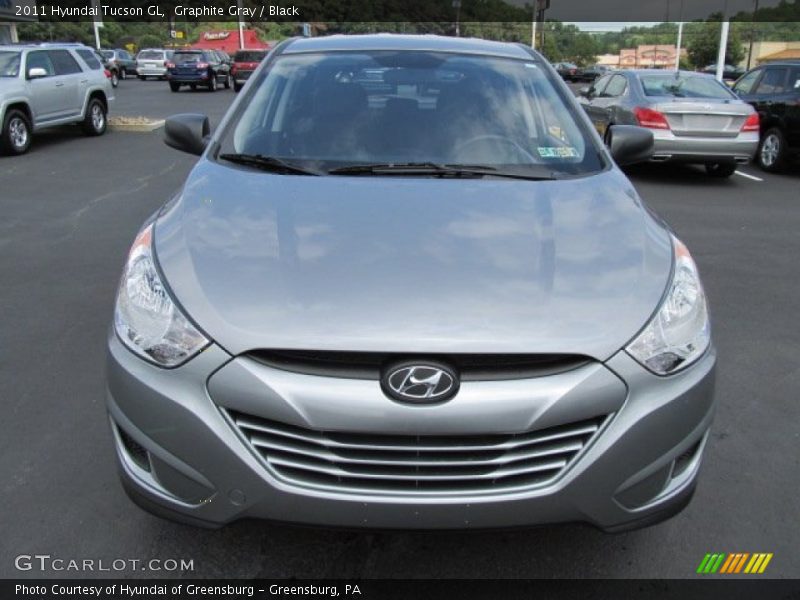 Graphite Gray / Black 2011 Hyundai Tucson GL