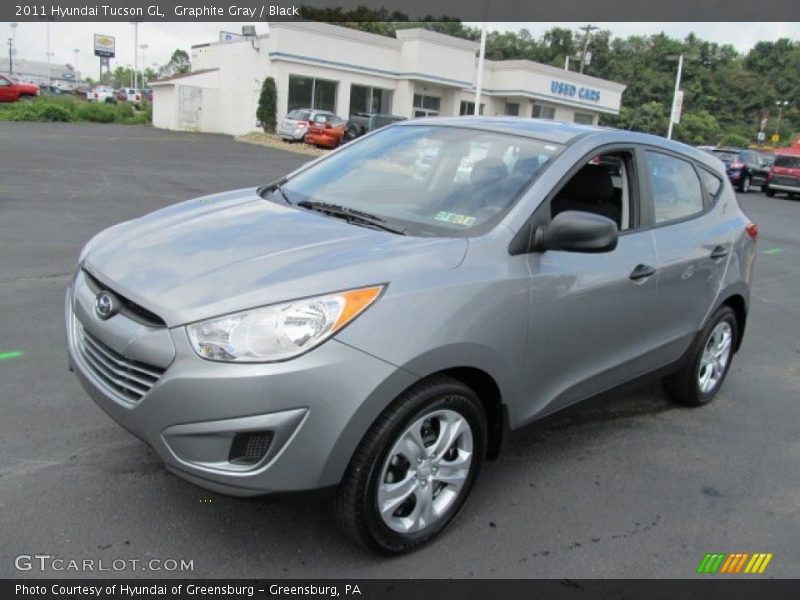 Graphite Gray / Black 2011 Hyundai Tucson GL