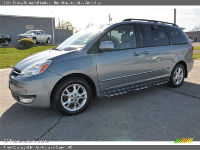 Blue Mirage Metallic / Stone Gray 2004 Toyota Sienna XLE Limited