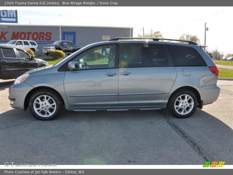 Blue Mirage Metallic / Stone Gray 2004 Toyota Sienna XLE Limited