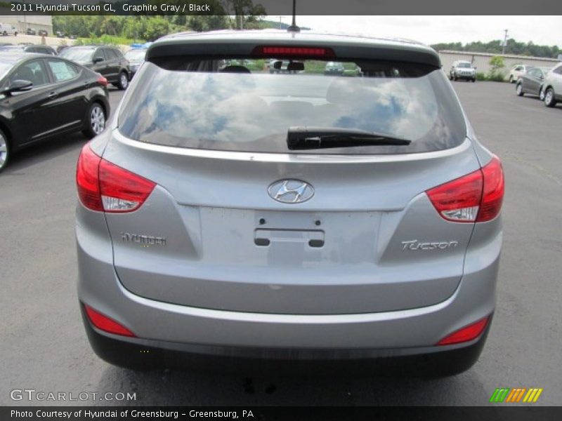 Graphite Gray / Black 2011 Hyundai Tucson GL