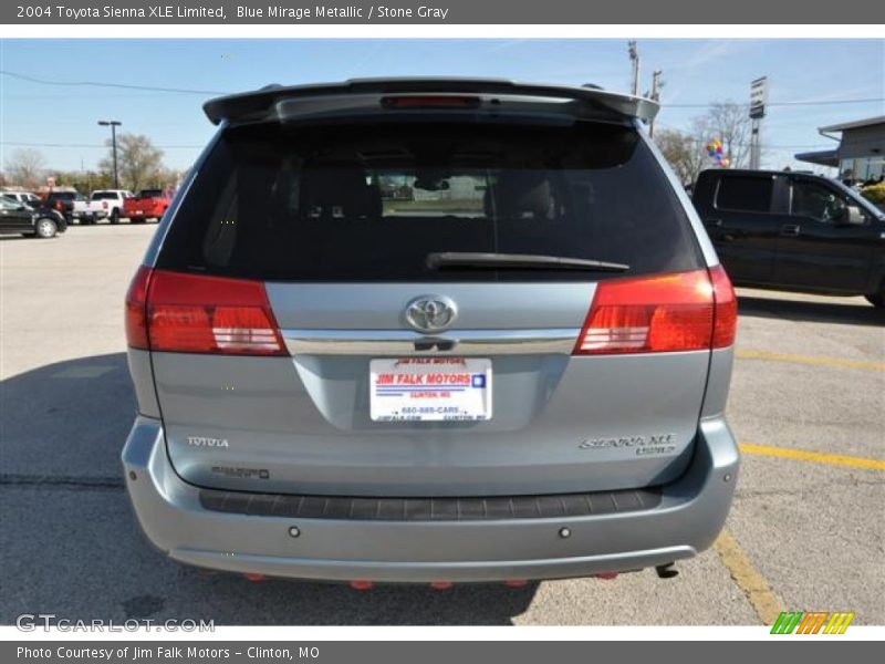 Blue Mirage Metallic / Stone Gray 2004 Toyota Sienna XLE Limited