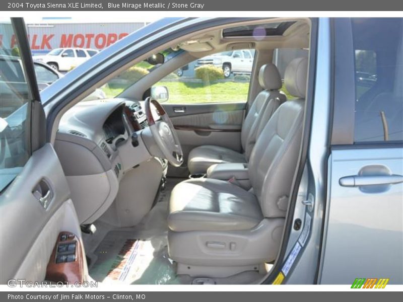 Blue Mirage Metallic / Stone Gray 2004 Toyota Sienna XLE Limited